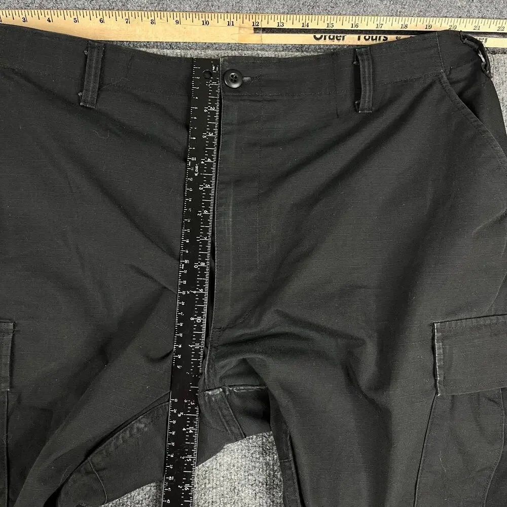 Tru-Spec Tactical Pants Mens XL Black Cargo Utility Workwear‎ Outdoor Ripstop